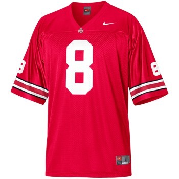 Men's NCAA Ohio State Buckeyes J.T. Moore #3 College Stitched Authentic Nike Red Football Jersey OK20O18OR